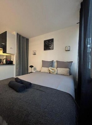 1 chambre, fer et planche à repasser, Wi-Fi, draps fournis