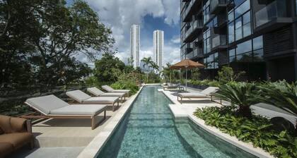 Brand new Loft for 3 Guests in Unique Tower