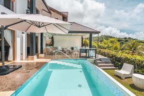 Villa | 3 bedrooms - Villa With Ocean View bbq Pool Resort Access (Samaná)