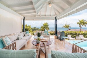 Villa | 3 bedrooms - Villa With Ocean View bbq Pool Resort Access (Samaná)