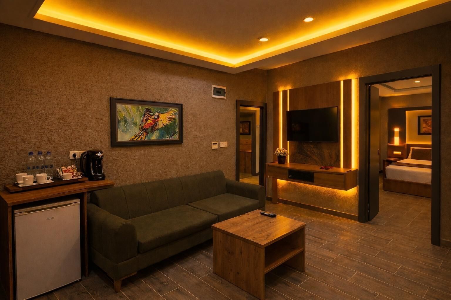 ラグジュアリー ルーム | リビング エリア