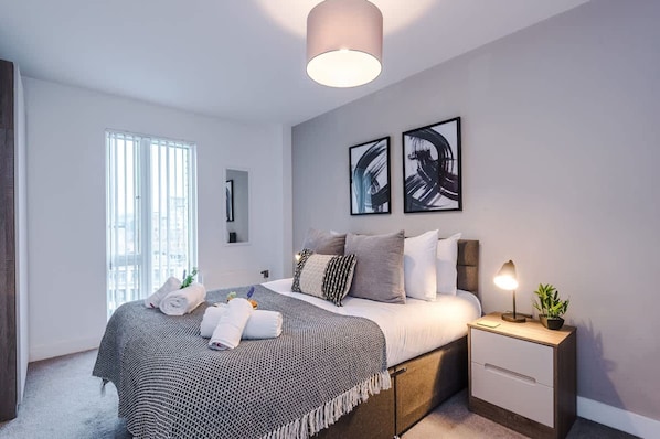 Apartment - NEW Stunning 2 Bed Flat in Manchester Sleeps 4 (Manchester)