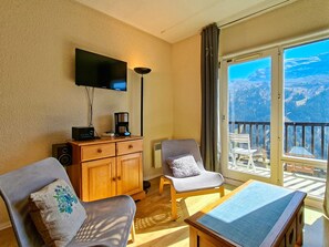 TV - Bright studio with balcony - 4 guests (Flaine)