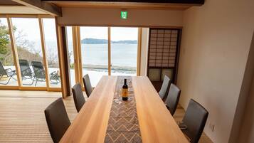別墅, 5 間臥室, 露台, 海景 | 用餐區