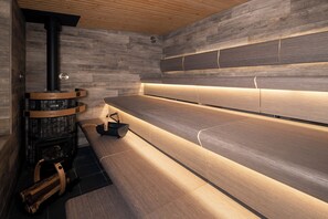 Villa, 5 chambres, véranda, vue mer | Sauna