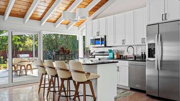 House, Multiple Beds, Pool Access, Garden View (Coastal Haven) | Private kitchen