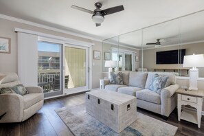 Smart TV - 233 Breakers: Oceanfront Villa! 1BD/1BA/Sleeps 6 (Hilton Head Island)