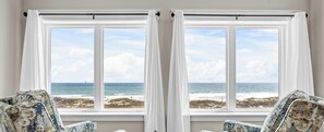 Interior - West Side of Beautiful Beach Front Duplex W. Dune Walkover - 4 Br 4 Ba (Gulf Shores)
