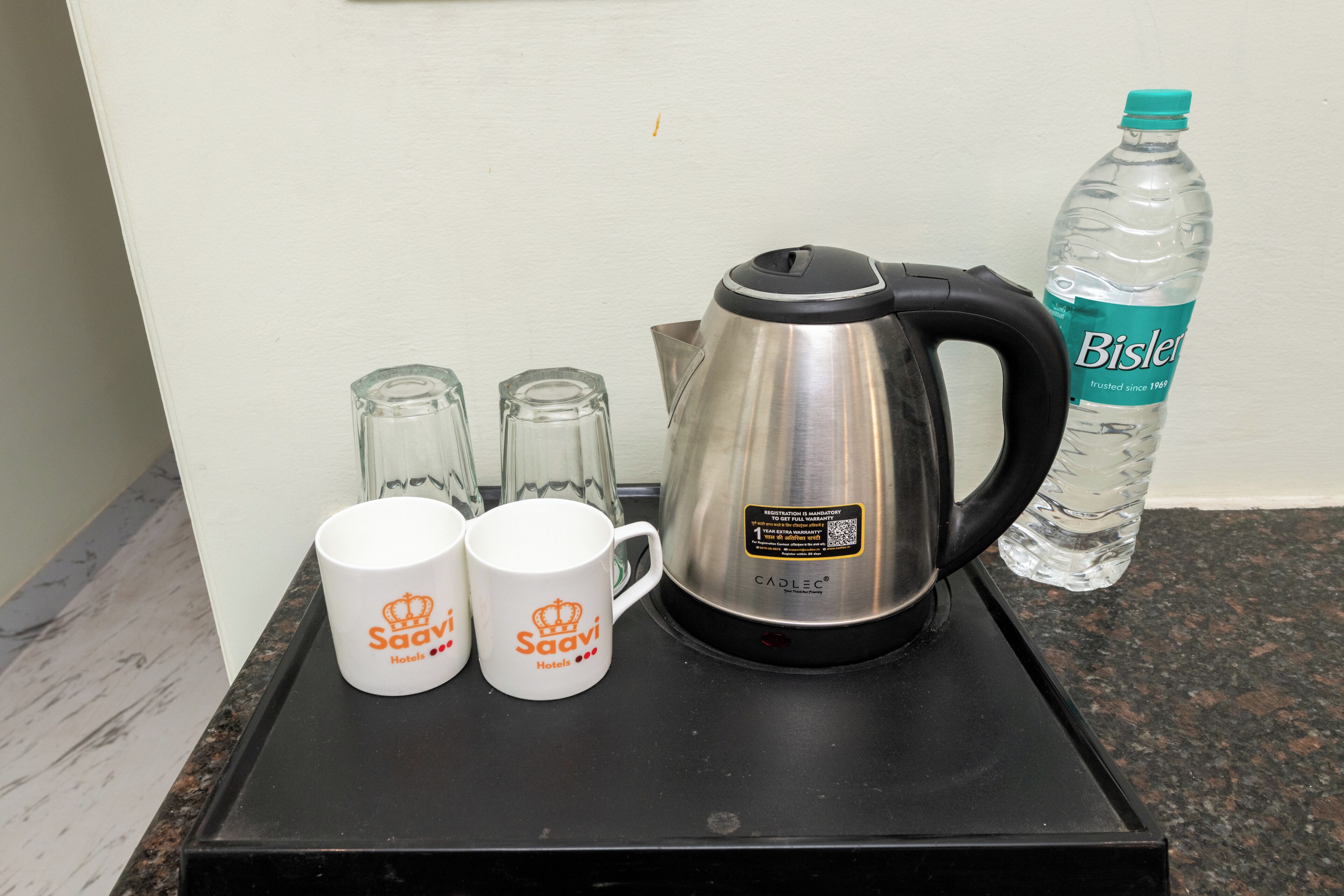 Quarto casal luxo, vista para a cidade | Café e/ou cafeteira