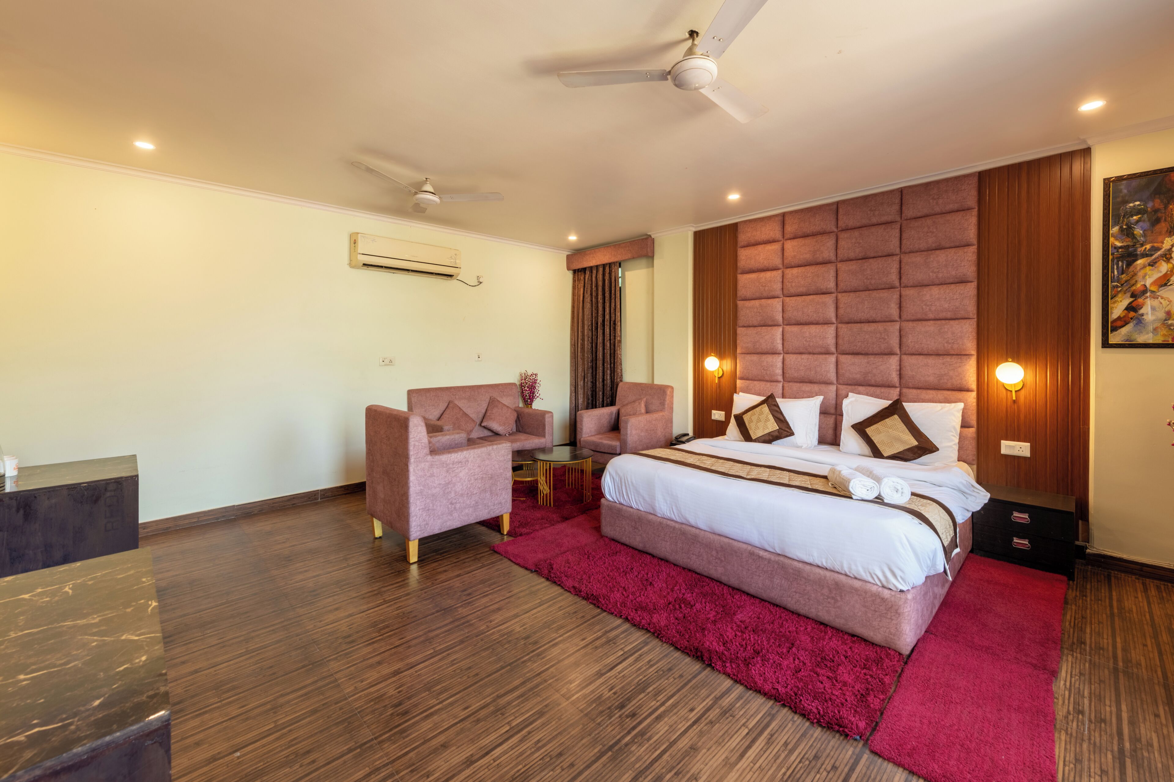 Quarto casal presidencial, vista para a cidade