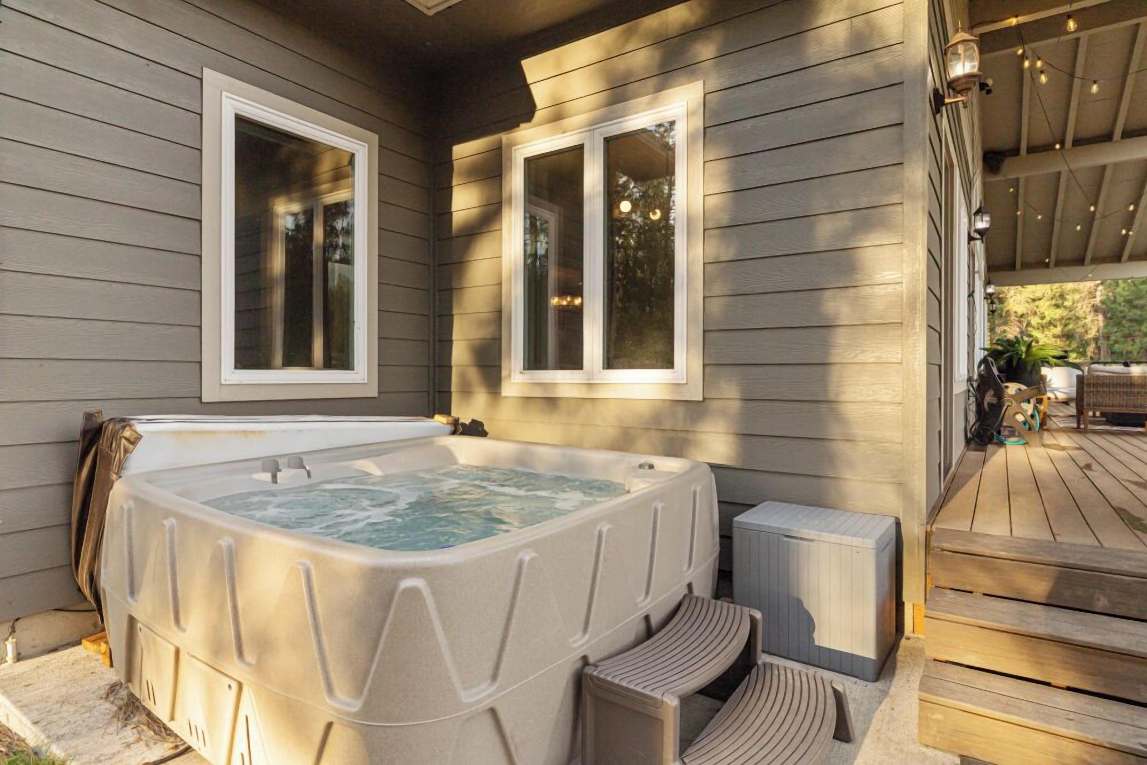 Bain à remous extérieur