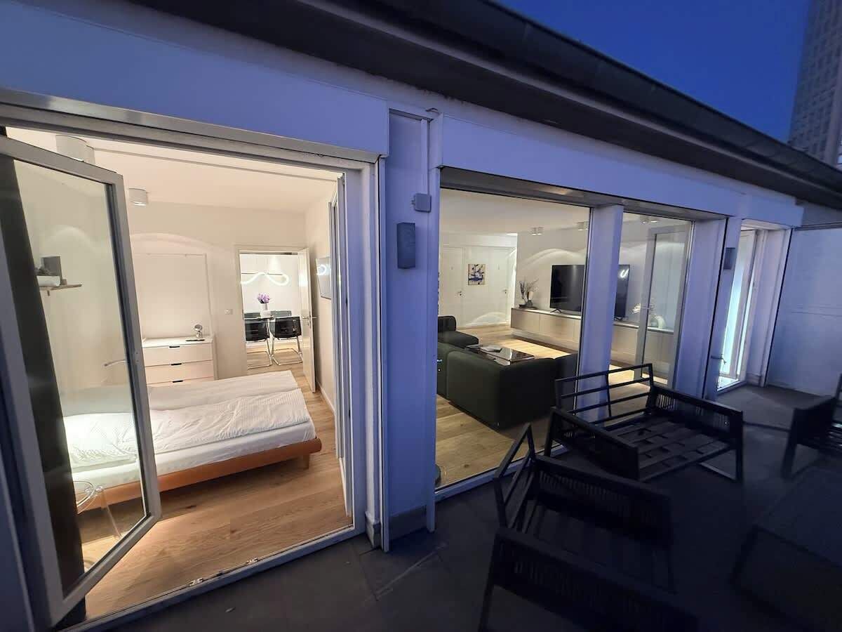 2 habitaciones, cuna de viaje, wifi y ropa de cama 