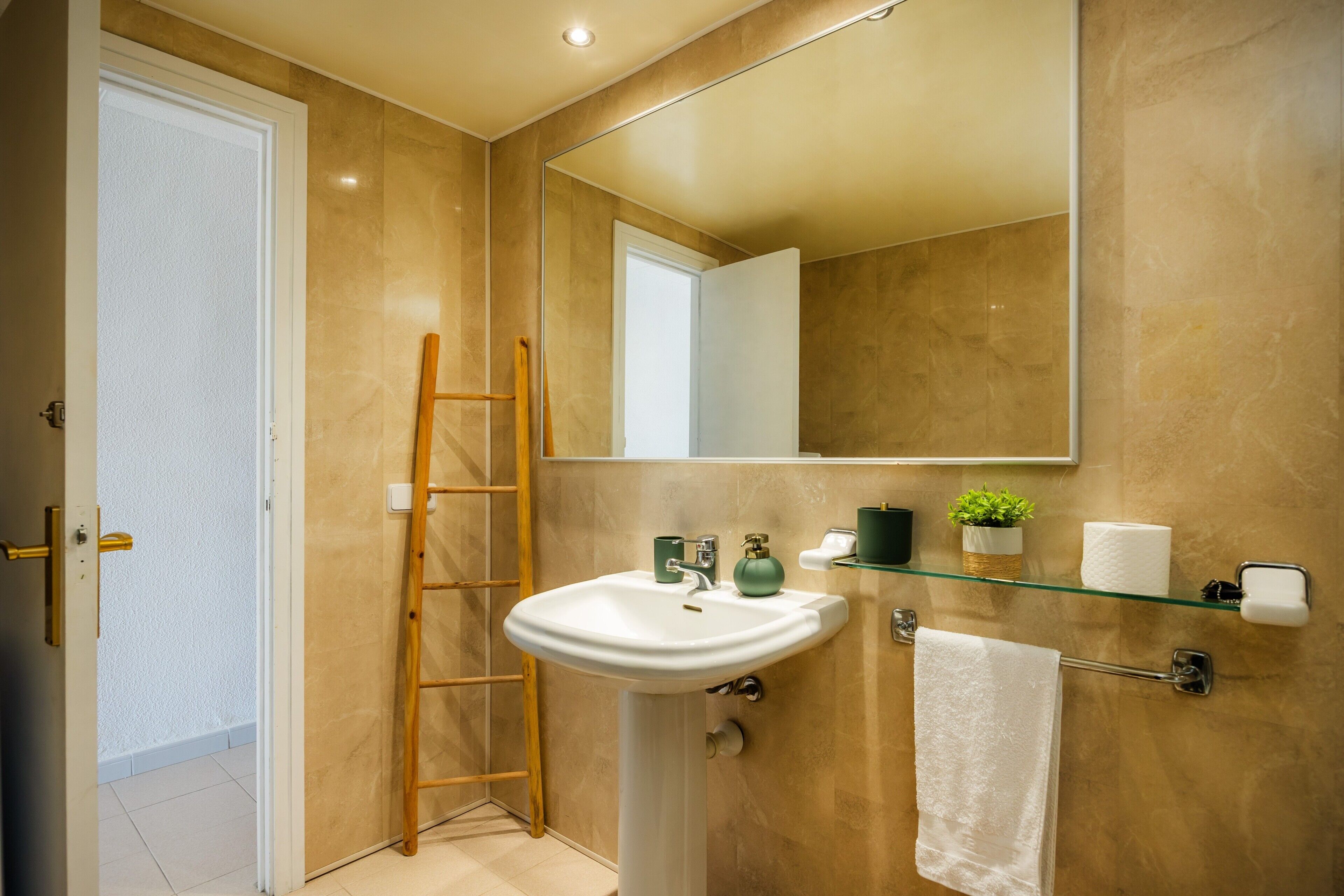Shower, hair dryer