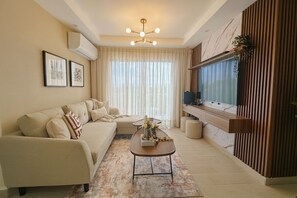 Living area - Fabulous 2-bedroom apartment with AC in Pueblo Bavaro (Pueblo Bavaro)