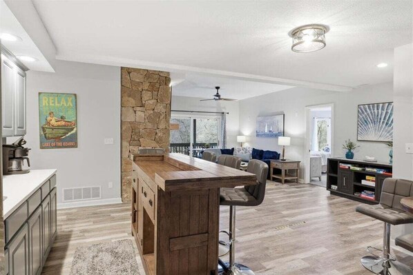 Interior - Lakefront Near Party Cove w/ Dock, Kayaks, Bunk Room & Multi-Level Decks (Osage Beach)