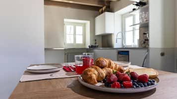 Doppia Deluxe, balcone, vista valle | Ristoranti