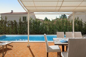 Outdoor pool - Spacious 4-bedroom villa Bianca by Casa del Sole in charming Vabriga with pool. (Vabriga)