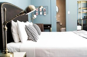 Quarto casal com design assinado