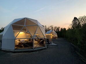 Exterior - Incredible Dome Rental in Flatlands, New Brunswick with Hot Tub and Spectacular Views (Flatlands)