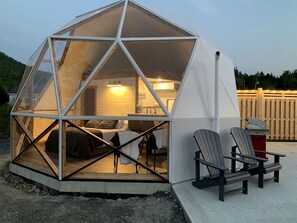 Exterior - Incredible Dome Rental in Flatlands, New Brunswick with Hot Tub and Spectacular Views (Flatlands)