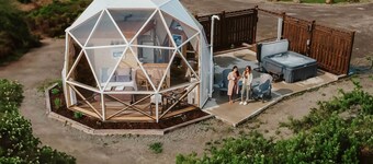 Incredible Dome Rental in Flatlands, New Brunswick with Hot Tub and Spectacular Views