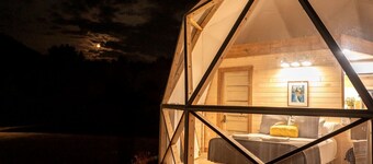 Incredible Dome Rental in Flatlands, New Brunswick with Hot Tub and Spectacular Views