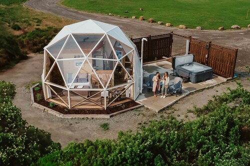 Incredible Dome Rental in Flatlands, New Brunswick with Hot Tub and Spectacular Views