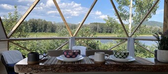 Incredible Dome Rental in Flatlands, New Brunswick with Hot Tub and Spectacular Views