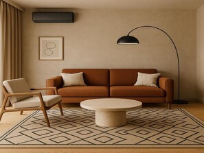 Deluxe Apartment, Balcony, Garden View | Living area - Carmen Hotel (Eforie Nord)