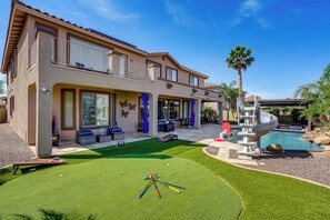 House (5 Bedrooms) | Front of property - Swim-up Bar & Games! Ultimate Goodyear Group Stay (Goodyear)