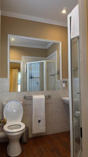 Habitación individual, no fumadores, Aire acondicionado | Baño | Ducha, secador de pelo, toallas y jabón