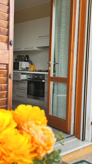 Fridge, microwave, oven, stovetop - Comfortable apartment in very quiet setting for relaxing vacation (Peschiera del Garda)