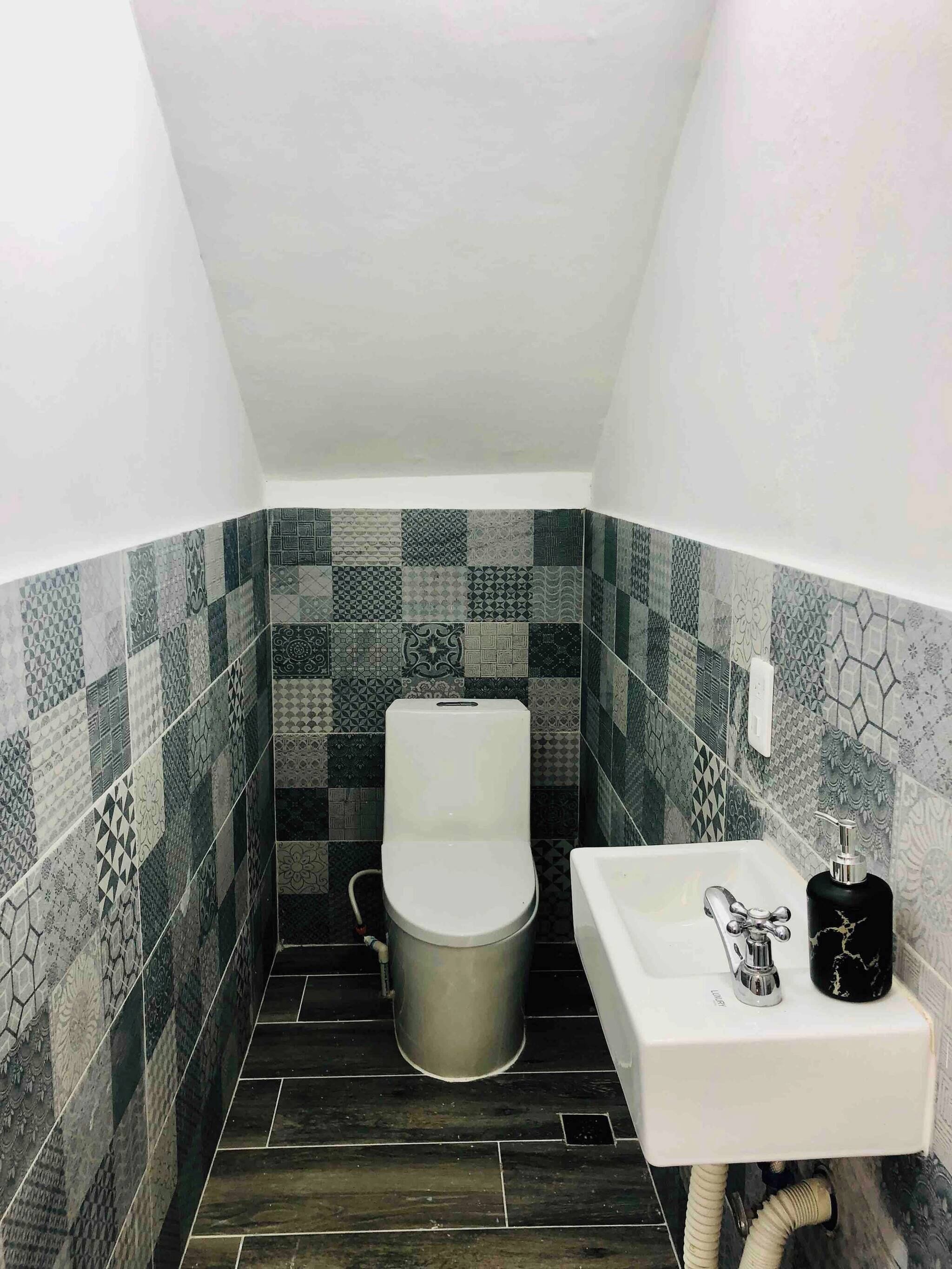 Apartment, 2 Schlafzimmer, eigener Pool | Badezimmer