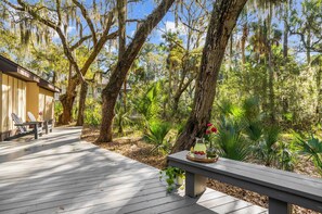 Terrace/patio - Seabrook Beach Cottage (Seabrook Island)
