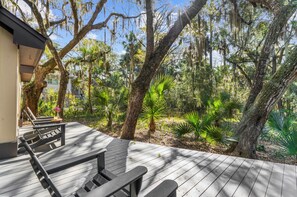 Terrace/patio - Seabrook Beach Cottage (Seabrook Island)