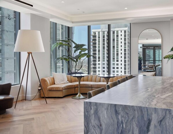 Interior - Skyline Views • Pool, Pets & Workspace (Miami)