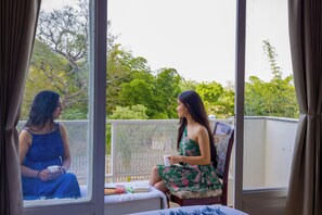 华丽别墅, 阳台, 花园景观 | 住宿内部