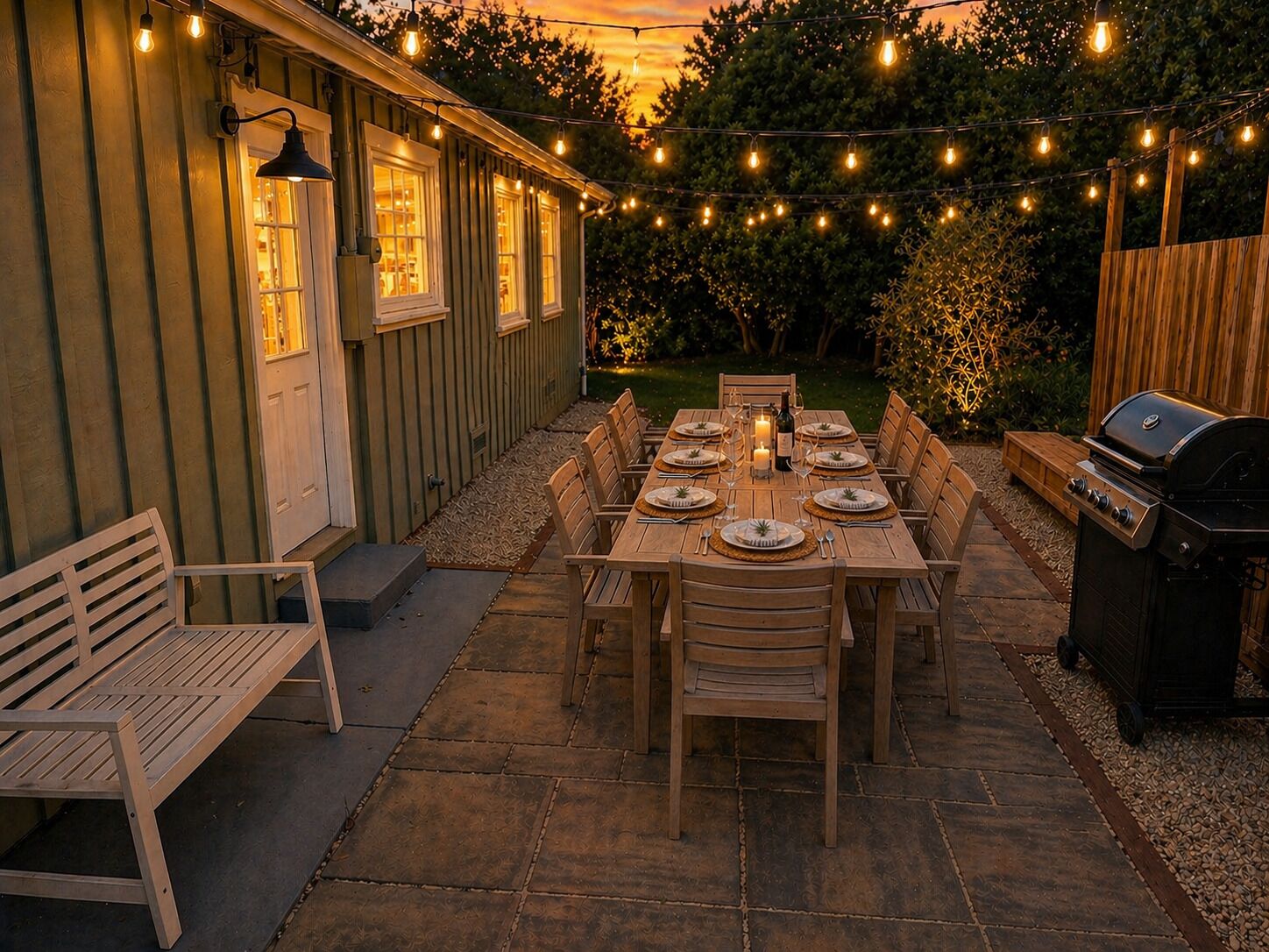 Outdoor dining