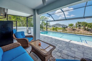 Terrace/patio - Villa Sunnyside Up- Your Peaceful Getaway in NW Cape Coral (Cape Coral)