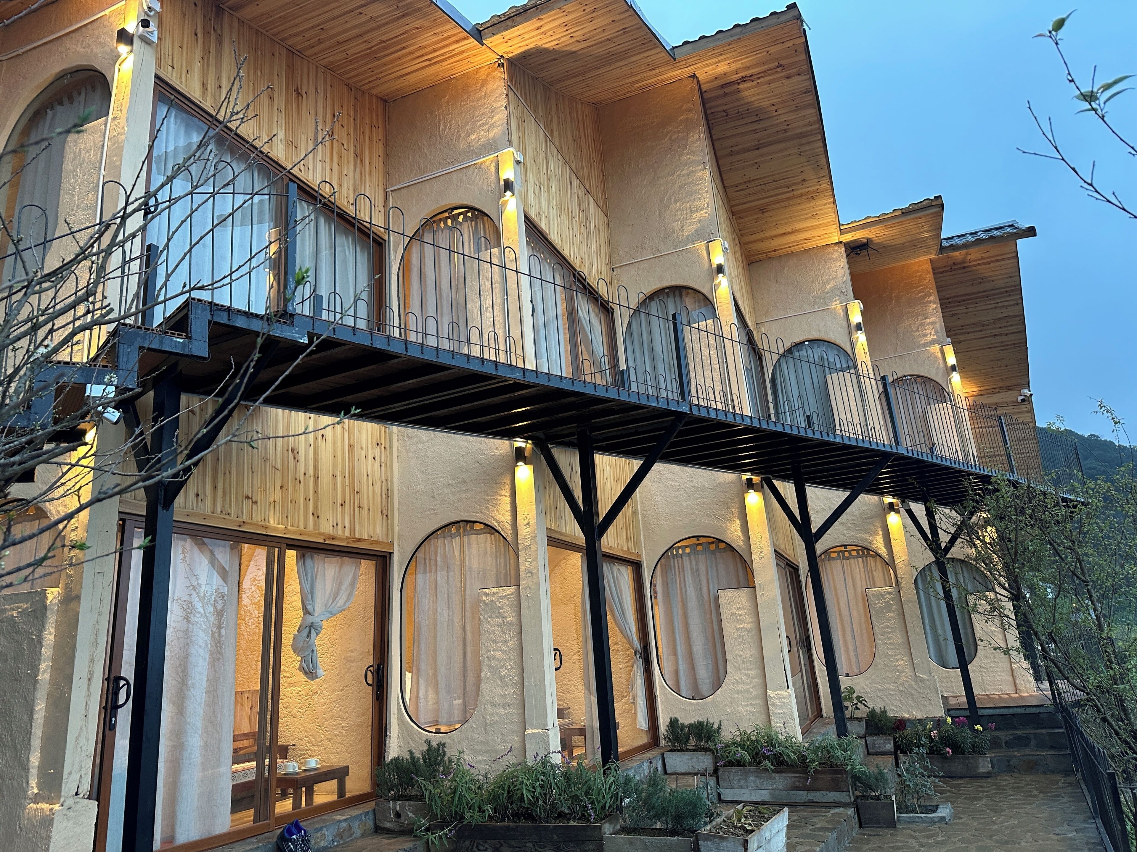 Luxe tweepersoonskamer, voor 1 persoon, uitzicht op bergen | Exterieur