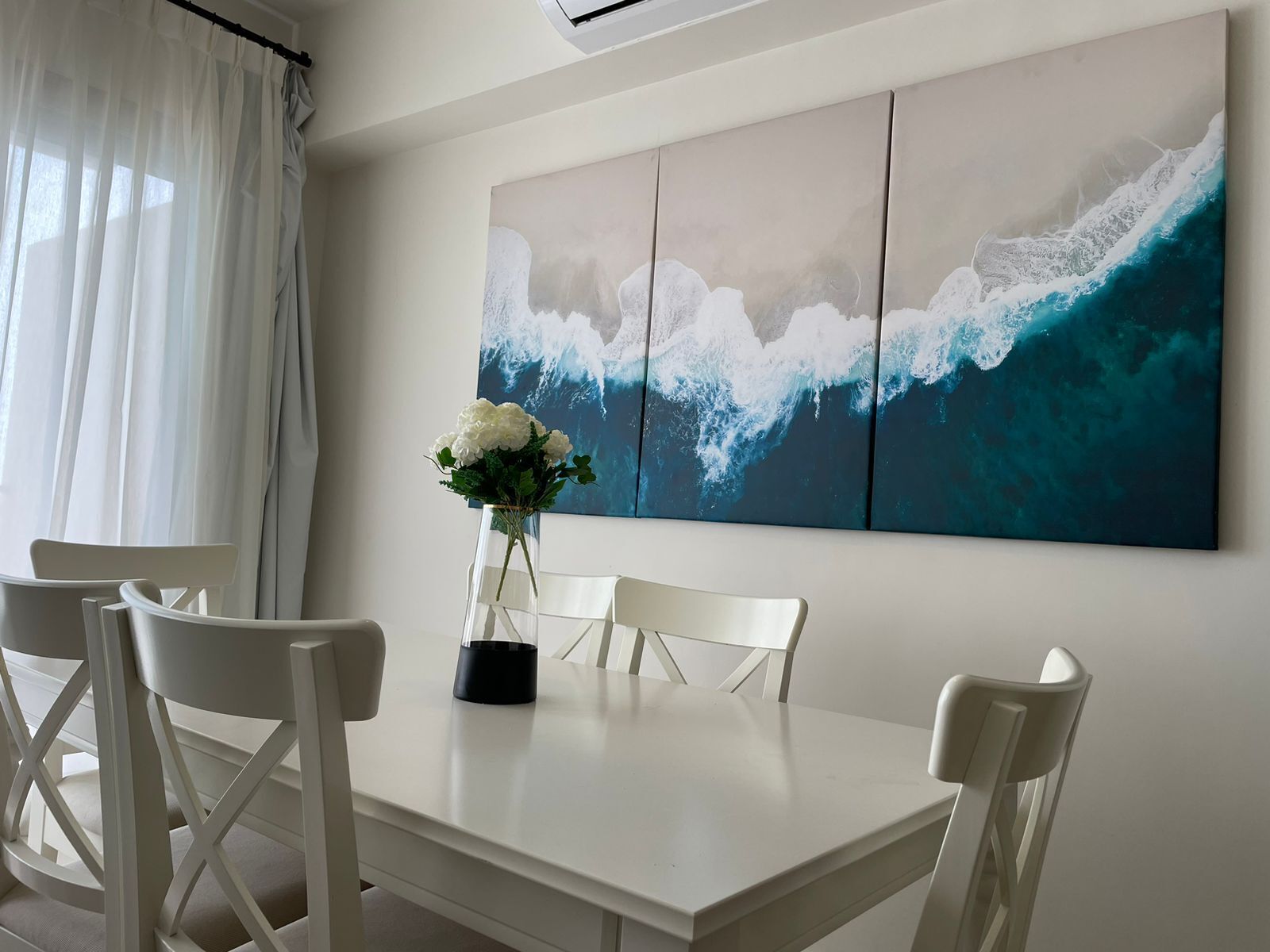 Chalet, 3 Bedrooms, Sea View | Dining