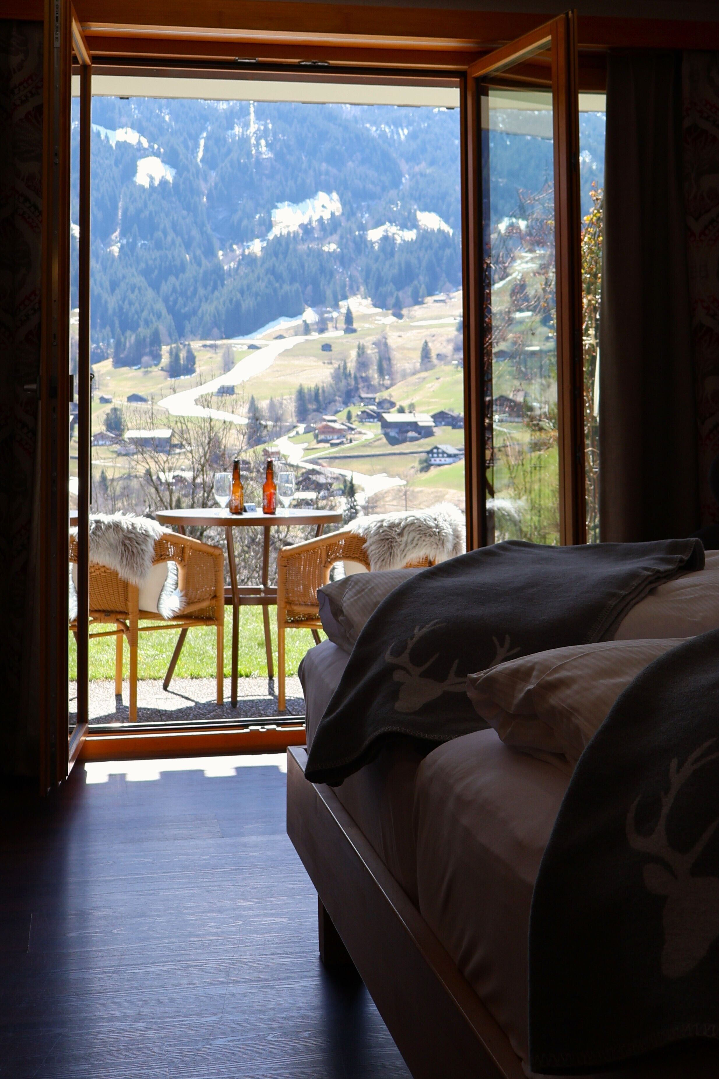 Superior-Doppelzimmer, Balkon, Bergblick