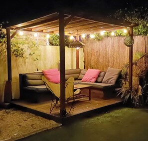 Terrace/patio - Villa provençal 110 m² 8 pers close to calanques, inflatable jacuzzi. (Ensuès-la-Redonne)