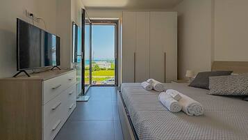 1 Schlafzimmer, Bügeleisen/Bügelbrett, kostenloses WLAN, Bettwäsche