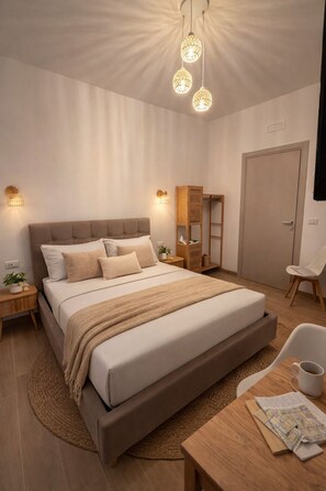 1 bedroom, Internet, bed sheets - Studio apartment with kitchenette in the center and near the sea (Peschici)