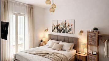 1 bedroom, internet, bed sheets