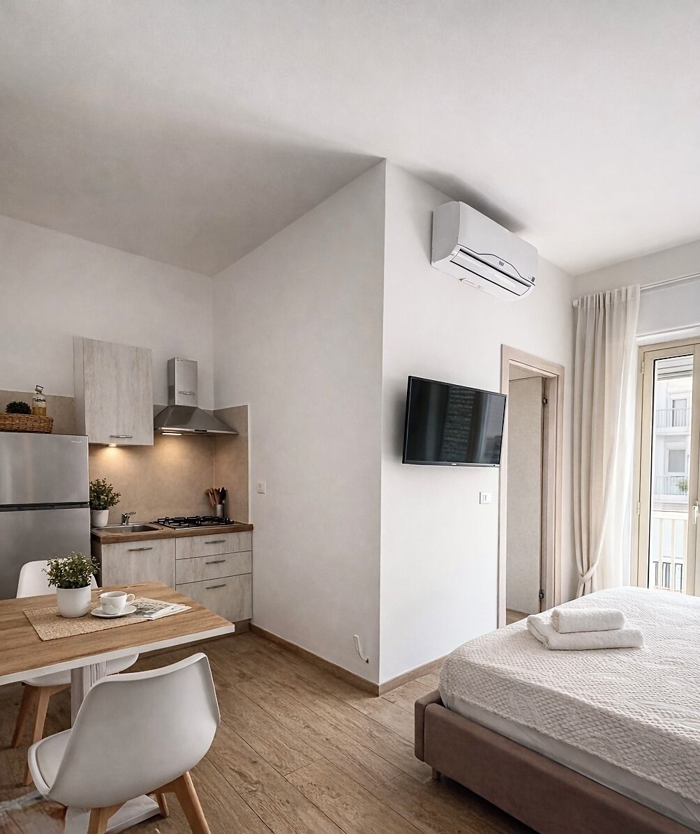 1 habitación, acceso a internet y ropa de cama 