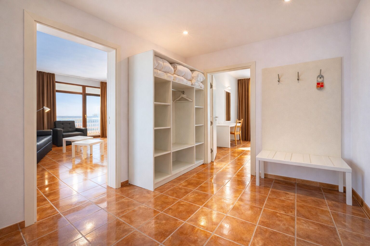 Standard Apartment, Balcony, Sea View | Living area