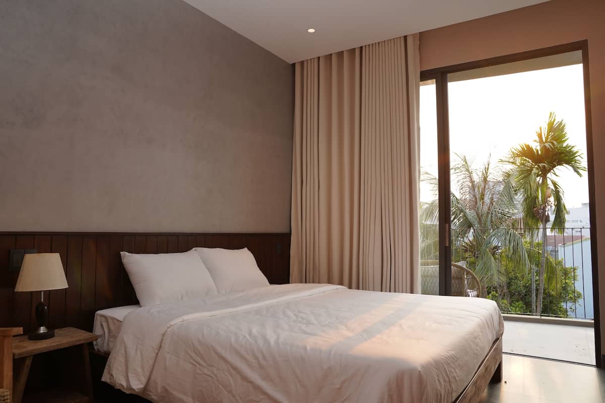 Studio, uitzicht op tuin