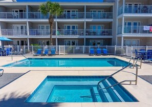 A heated pool - 🌴Gulf Views | Pool + Hot Tub | Summerspell 110🌴 (Miramar Beach)